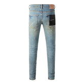Purple Brand Jeans Pure Cotton High Street Trend #9076